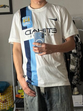 Camiseta Manchester City 2013-14 Negredo Tercera