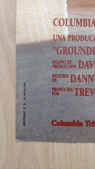 Cartel Original Atrapado en el Tiempo (1993)