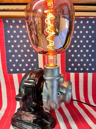 Lampada design industriale turbo