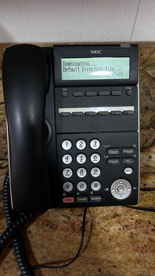 Teléfono Profesional NEC Negro