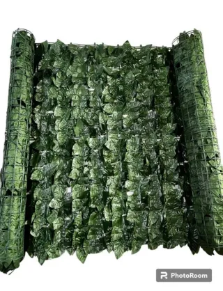 1x15M Siepe artificiale Edera finta recinzione