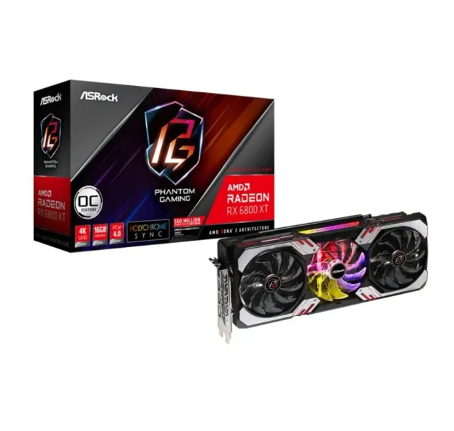 Placa Gráfica Asrock AMD Radeon RX 6800 XT Phantom