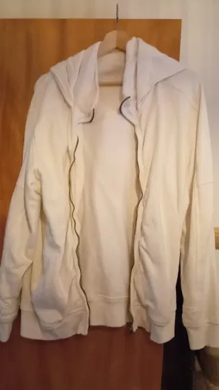 Sudadera chico con capucha blanca para m l