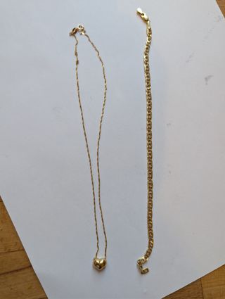 Lotto gioielli e bigiotteria + oro 18k