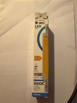 Bombilla LED R7S 118mm GSC 9W Fría