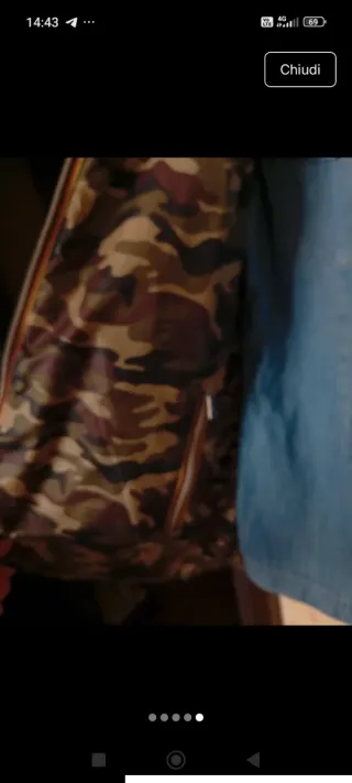 Gilet trapuntato reversibile con cappuccio M/L