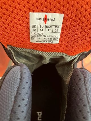 Botas Montaña Kayland Plume Micro GTX Azul/Naranja