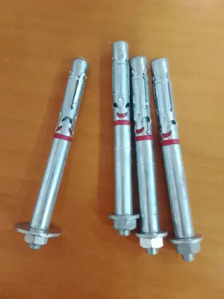 4 Tasselli Fischer Acciaio 15cm