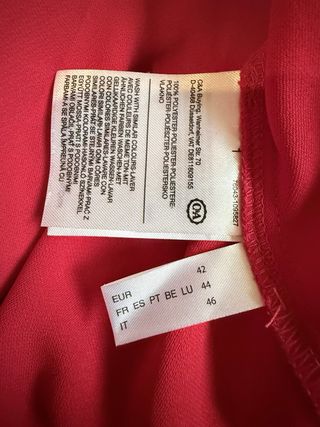 Vestido rosa manga larga