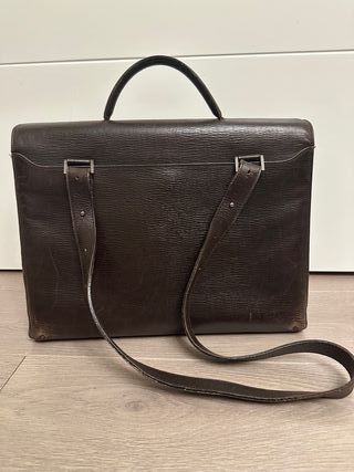 Maletín Ejecutivo Cuero Auténtico Giorgio Armani