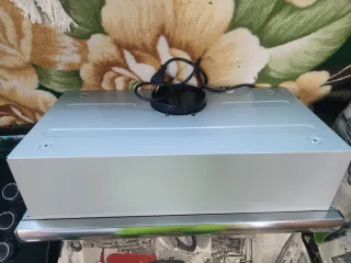 Placa de gas Beko 4 fuegos cristal y campana inox