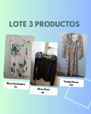 Lote de 3 piezas