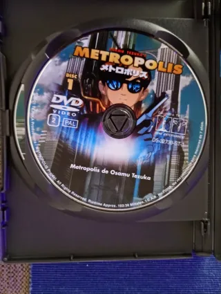 DVD Metropolis Osamu Tezuka Anime