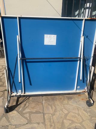 Mesa Ping Pong Plegable con Ruedas