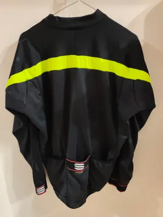 Giacca ciclismo Sportful nera/verde XXXL