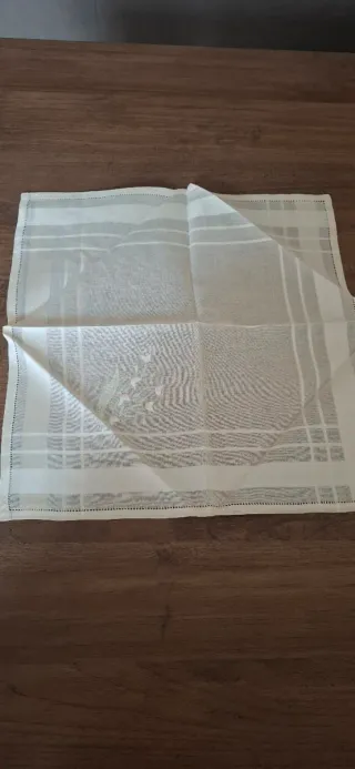 Tovaglia x12 in mussola di cotone con tovaglioli