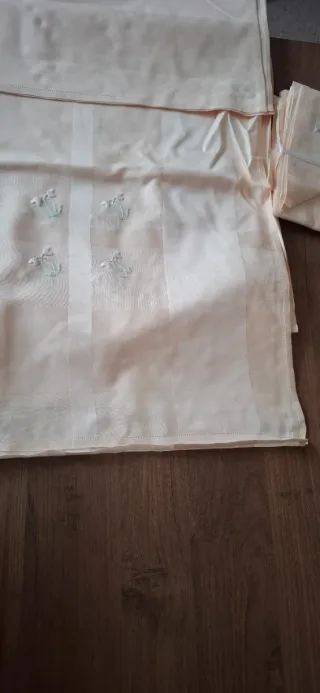 Tovaglia x12 in mussola di cotone con tovaglioli