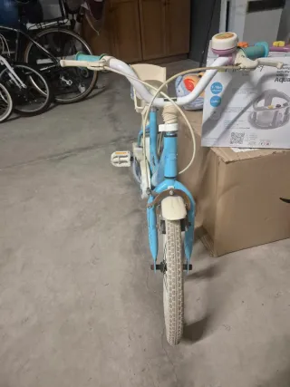 Bicicleta Infantil Frozen Azul