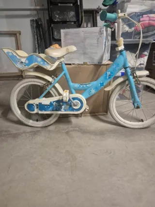 Bicicleta Infantil Frozen Azul