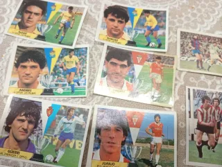 Lote cromos fútbol antiguos