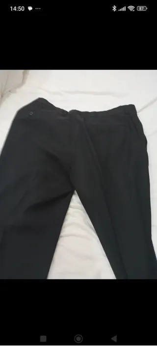 Traje de caballero negro impermeable