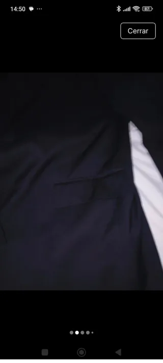 Traje de caballero negro impermeable