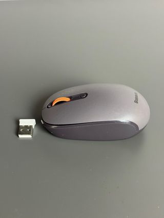 Ratón Inalámbrico Baseus Bluetooth y 2.4G Gris
