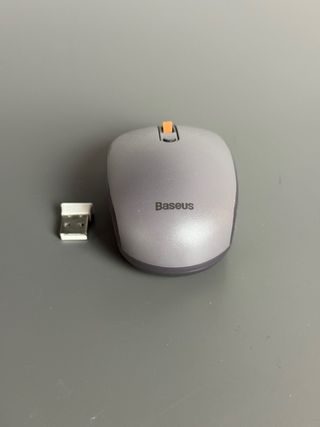 Ratón Inalámbrico Baseus Bluetooth y 2.4G Gris