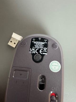 Ratón Inalámbrico Baseus Bluetooth y 2.4G Gris