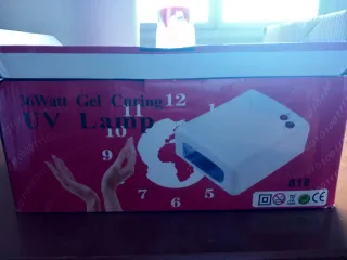 Lámpara Uñas Gel UV lamp 36W con caja original