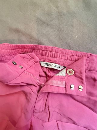 Pantalones anchos rosa