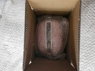 Portapañuelos rosa con lazo