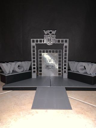 WCW Nitro NWO Ring Action Figure Stage wwe