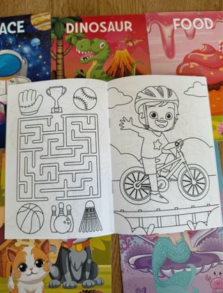 Pack 6 libros para colorear infantiles – 60 dibujo