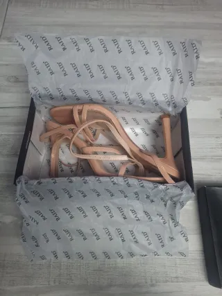 Zapatos Raid London Beige Nude Mujer