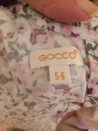 Camisa Gocco floral 5 años
