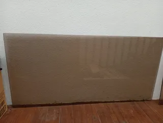 Cristal marrón 55x115 cm