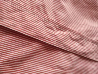 Falda El Caballo Rayas Coral y Blancas