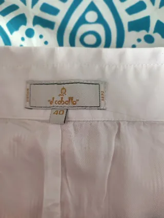 Falda El Caballo Rayas Coral y Blancas