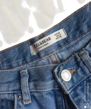 Pantalones vaqueros anchos azules