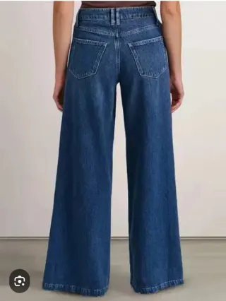Pantalones vaqueros anchos azules