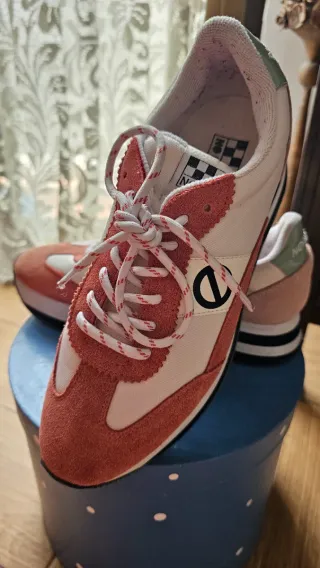 Zapatillas deportivas mujer rosa y blanco