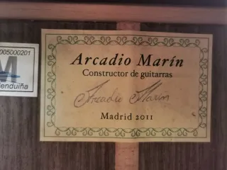 Guitarra Española Artesanal Arcadio Marin