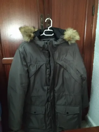 Chaquetón gris hombre talla S