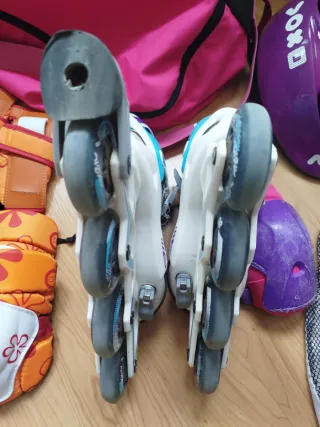 Patines Oxelo 29-32+Casco+Bolsa+2 Protecciones