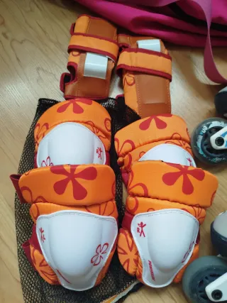 Patines Oxelo 29-32+Casco+Bolsa+2 Protecciones
