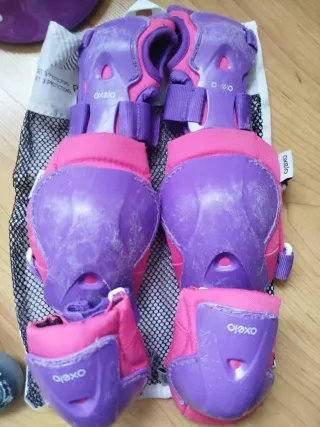 Patines Oxelo 29-32+Casco+Bolsa+2 Protecciones