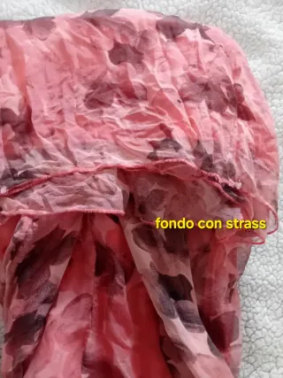 Abito chiffon Made in Italy tg Unica