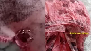 Abito chiffon Made in Italy tg Unica