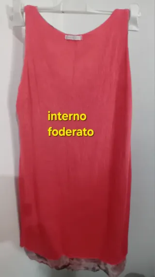 Abito chiffon Made in Italy tg Unica